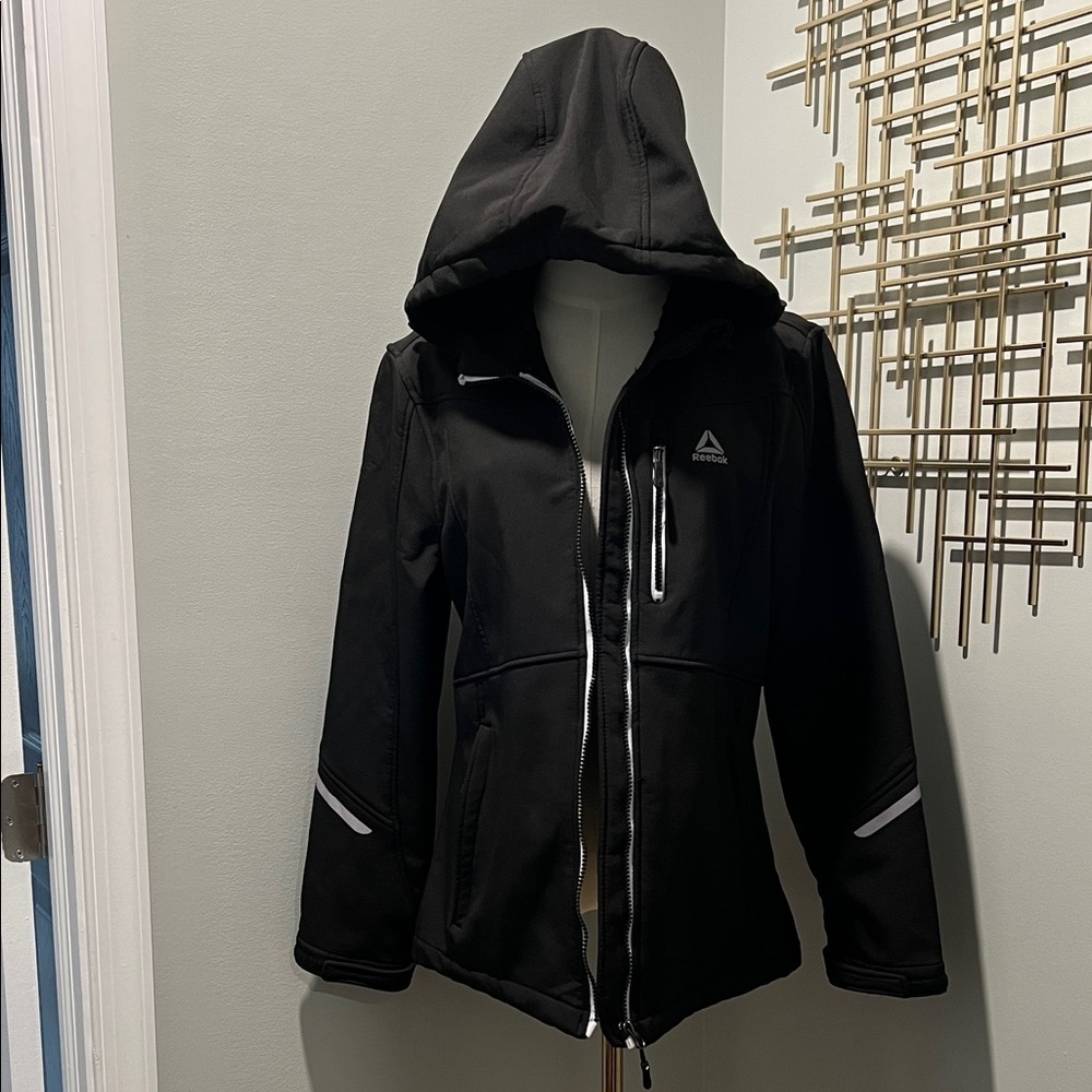 Reebok Women's Black Ski Jacket with Hood - Picture 5 of 5